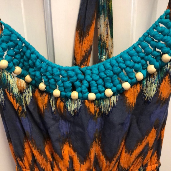 Long Patterned Dress - Picture 3 of 7